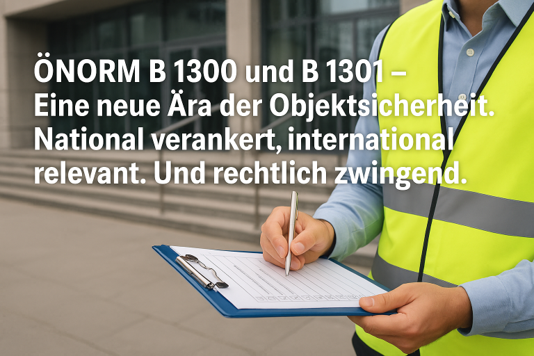 Überprüfung nach der ÖNORM B 1300 und ÖNORM B 1301