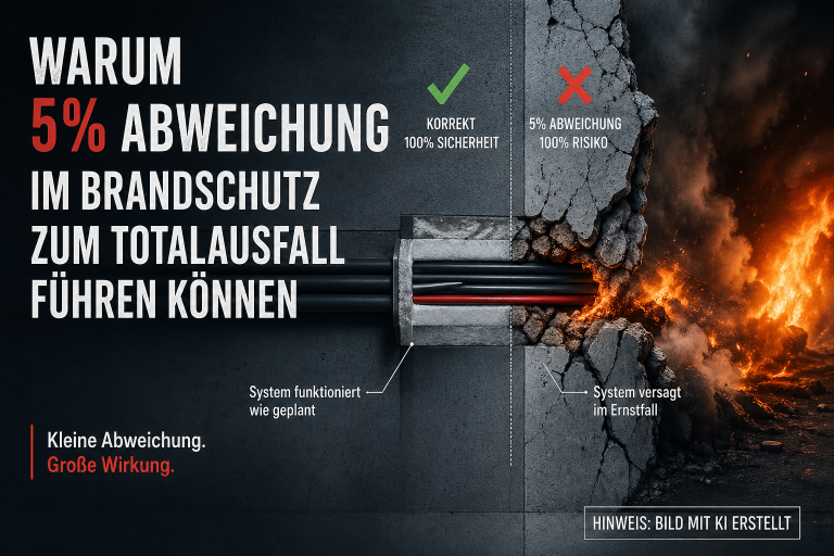 5% Abweichung können einen großen Schaden verursachen.
