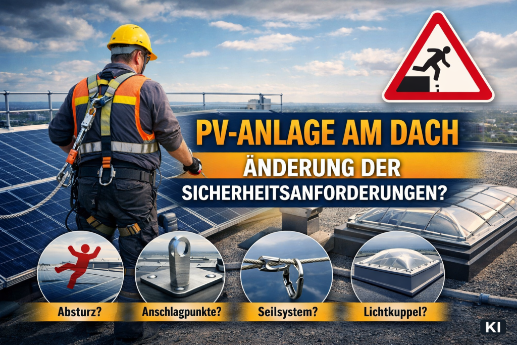 Die Gefahren am Dach sind sehr groß-